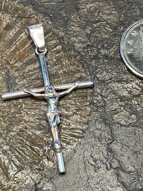 .925 cross charm